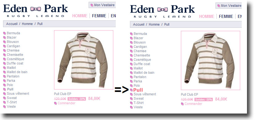 Eden park taille grand ou petit deals
